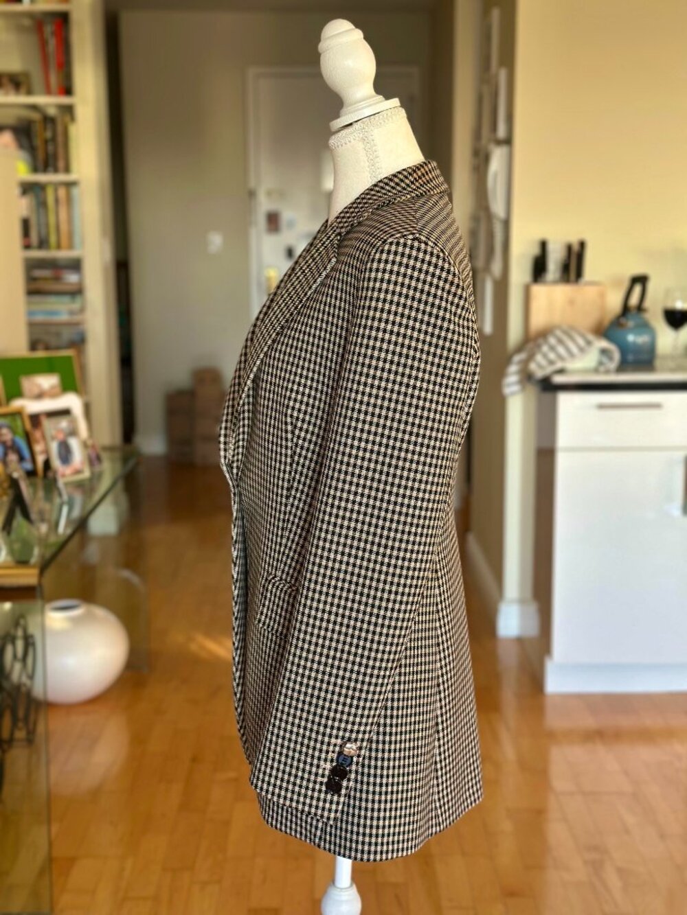 Never worn BOSS Jubeka 10250946 Houndstooth Check Blazer — Women’s US 8 - Picture 11 of 11